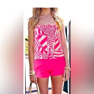 Lilly Pulitzer Lei Lei Silk Halter Blouse NWT